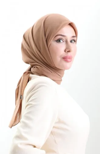 كاراجا وشاح كتان 82023-17 لون كاراميل 82023-17