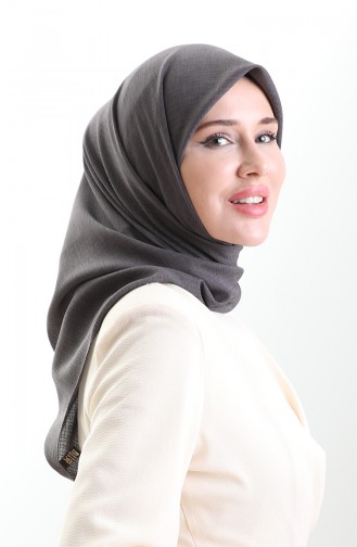 Karaca Linen Scarf 82023-18 Smoke 82023-18