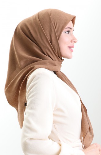 Karaca Linen Eşarp 82023-19 Kahverengi