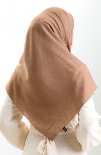 Karaca Linen Eşarp 82023-19 Kahverengi