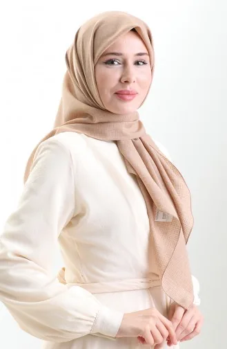 Karaca Linen Scarf 82023-24 Camel 82023-24