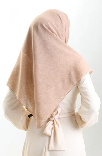 Karaca Linen Scarf 82023-24 Camel 82023-24