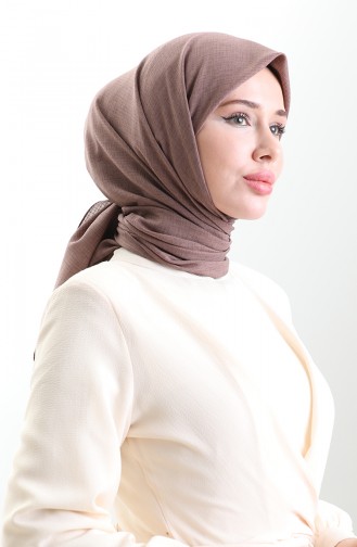 Karaca Linen Eşarp 82023-25 Açık Mürdüm