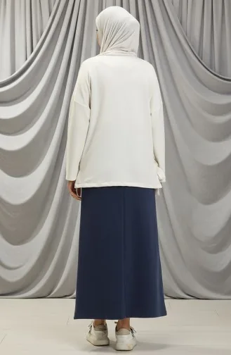 تنورة رياضي بجيب 0152-23  انديجو 0152-23