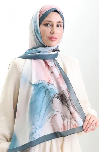 Hanzade Franse Zijden Sjaal 70328-06 Oil Rose Dust 70328-06