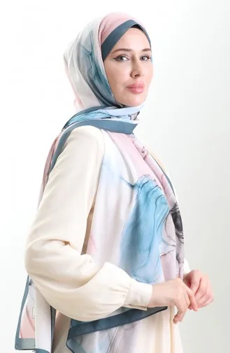 Hanzade Franse Zijden Sjaal 70328-06 Oil Rose Dust 70328-06