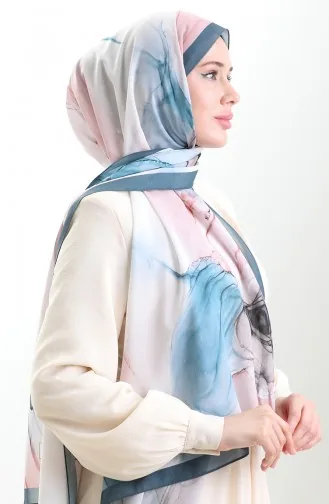 Hanzade Franse Zijden Sjaal 70328-06 Oil Rose Dust 70328-06