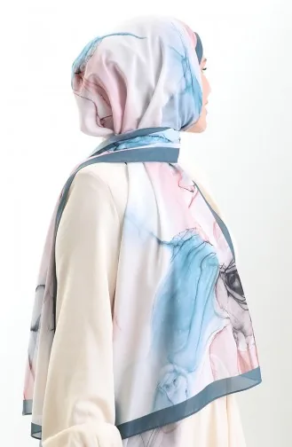 Hanzade Franse Zijden Sjaal 70328-06 Oil Rose Dust 70328-06