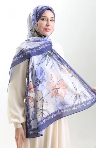 Hanzade Französischer Seidenschal 70330-03 Lila Flieder 70330-03