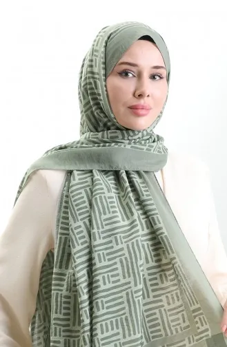 Châle En Fibres Naturelles Karaca 82008-04 Vert 82008-04