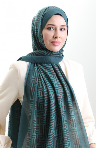 شال كاراكا من الألياف الطبيعية 82008-06 بني بترولي 82008-06
