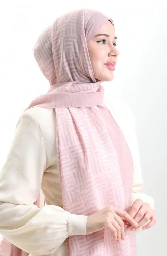 Karaca Doğal Elyaf Şal 82008-07 Pudra