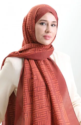 Châle En Fibre Naturelle Karaca 82008-08 Tuile 82008-08