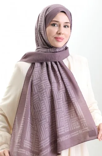 Châle En Fibres Naturelles Karaca 82008-11 Rose Poudré 82008-11