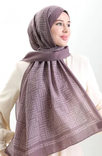 Châle En Fibres Naturelles Karaca 82008-11 Rose Poudré 82008-11