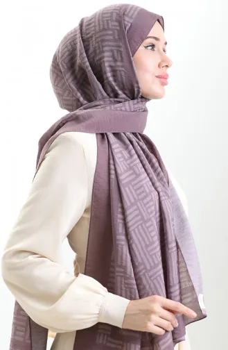 Châle En Fibres Naturelles Karaca 82008-11 Rose Poudré 82008-11