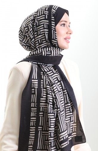Karaca Naturfaser Schal 82008-12 Schwarz 82008-12