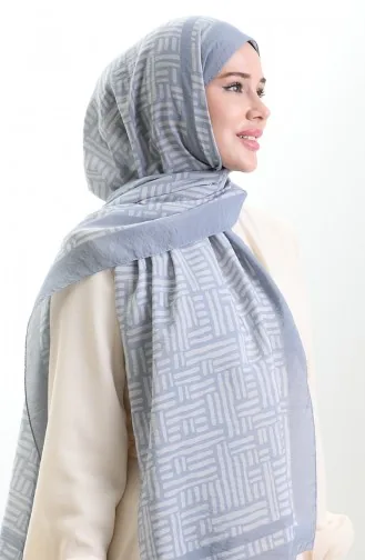 Karaca Naturfaserschal 82008-18 Grau Silbergrau 82008-18