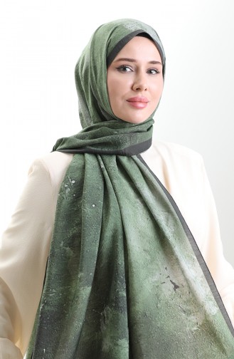 Karaca Naturfaserschal 82010-06 Khaki 82010-06