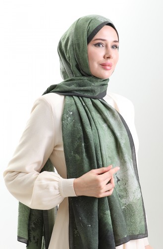 Karaca Naturfaserschal 82010-06 Khaki 82010-06