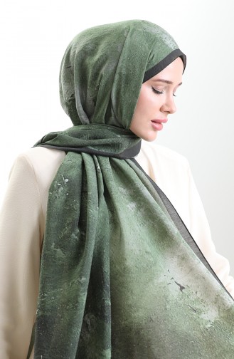 Karaca Naturfaserschal 82010-06 Khaki 82010-06