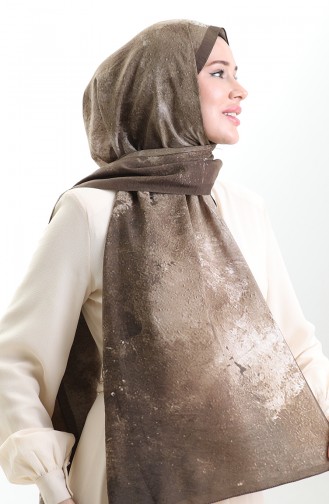 Karaca Doğal Elyaf Şal 82010-07 Koyu Bej