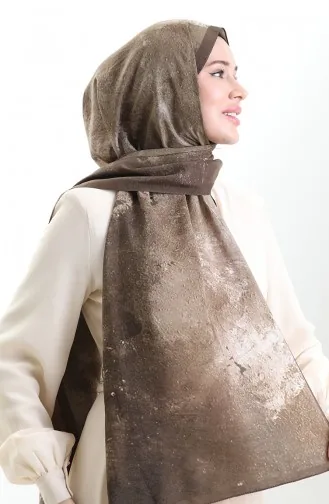 شال كاراكا من الألياف الطبيعية 82010-07 بيج داكن 82010-07