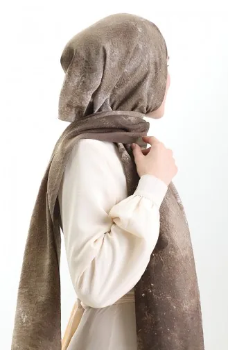 شال كاراكا من الألياف الطبيعية 82010-07 بيج داكن 82010-07