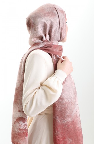 Karaca Natuurlijke Vezel Sjaal 82010-08 Kaneelkleur 82010-08