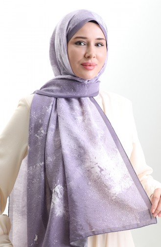 Karaca Doğal Elyaf Şal 82010-10 Mor Lila