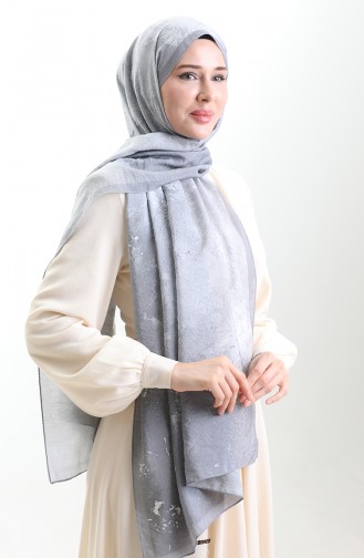 Karaca Natural Fiber Shawl 82010-14 Gray 82010-14