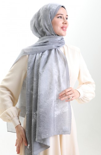 Karaca Natural Fiber Shawl 82010-14 Gray 82010-14