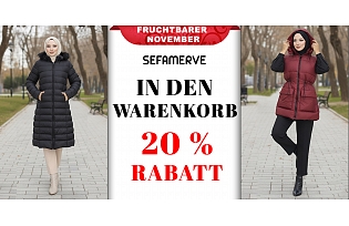 Zusätzliche 20% Rabatt im Warenkorb