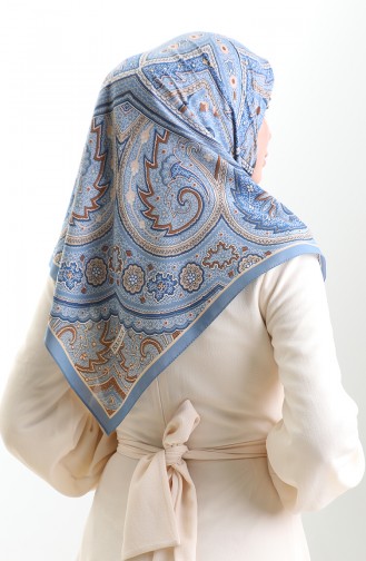 Karaca Patroon Cupra Sjaal 82013-04 Steenbruin 82013-04