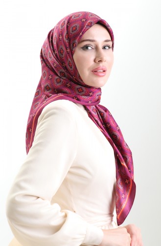 Karaca Viskose-Schal Mit Geometrischem Muster 82021-05 Kirschrot 82021-05