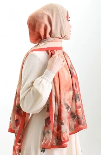 Karaca Naturfaserschal 82009-02 Orange 82009-02