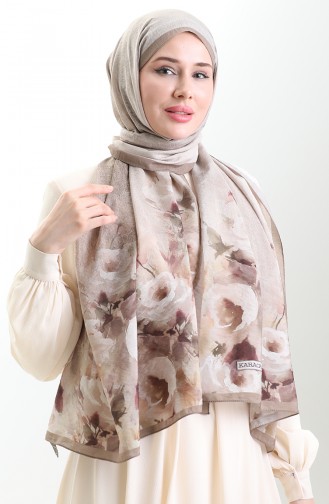 Karaca Naturfaserschal 82009-07 Nerz 82009-07