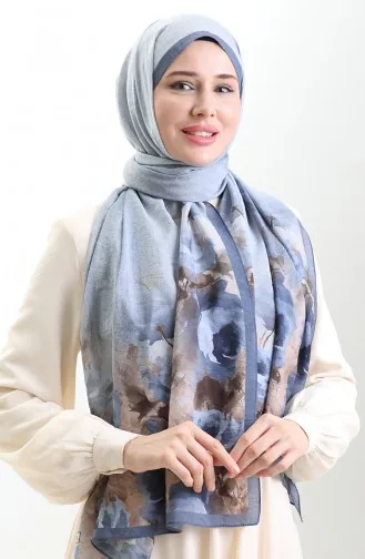 Karaca Naturfaserschal 82009-08 Indigo 82009-08