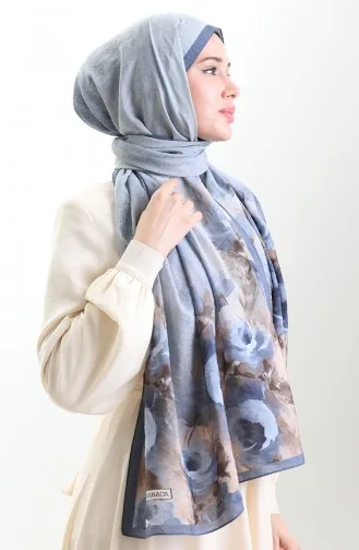 Karaca Naturfaserschal 82009-08 Indigo 82009-08