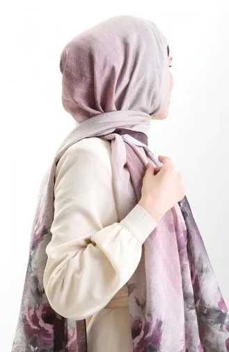 Karaca Natuurlijke Vezel Sjaal 82009-10 Paars 82009-10