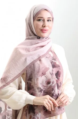 Karaca Doğal Elyaf Şal 82009-12 Pudra