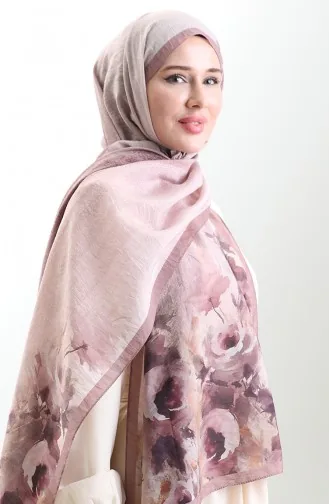 Karaca Doğal Elyaf Şal 82009-12 Pudra