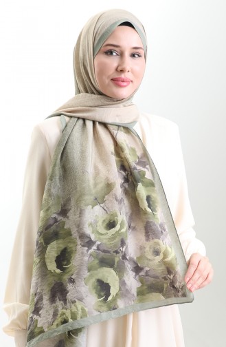 Karaca Natural Fiber Shawl 82009-13 Almond Green 82009-13
