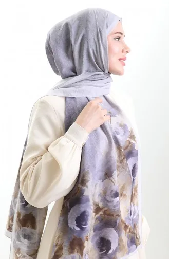 Karaca Doğal Elyaf Şal 82009-14 Lila