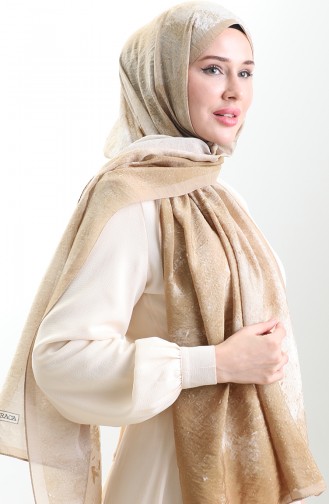 Karaca Naturfaserschal 82010-01 Gold 82010-01