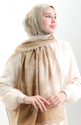 Karaca Natuurlijke Vezel Sjaal 82010-01 Goud 82010-01