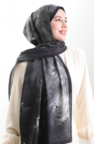 Châle Karaca En Fibre Naturelle 82010-05 Noir 82010-05