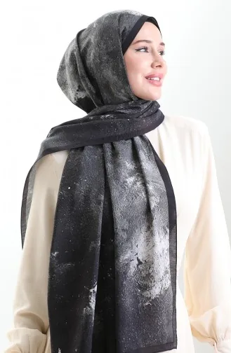Châle Karaca En Fibre Naturelle 82010-05 Noir 82010-05