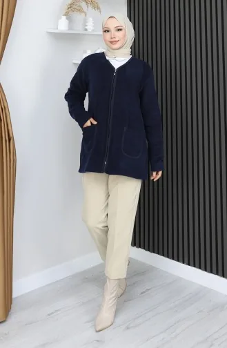 Cardigan Polaire 0975-02 Bleu Marine 0975-02