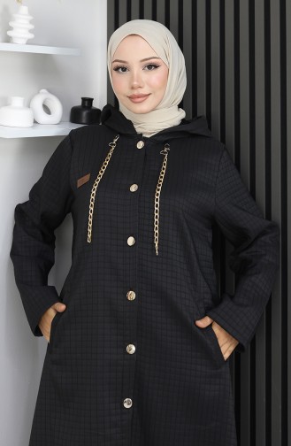 Cape Mit Knopf Und Kette 0206-01 Schwarz 0206-01